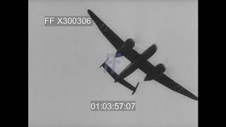 Heinkel He 219 Bomber Taxiing Taking Off amp Landing  300306X  Footage Farm Ltd [upl. by Nylidnarb133]