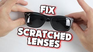 How to Fix RayBans With Scratched Lenses  Sunglasses Lens Replacement [upl. by Littell]