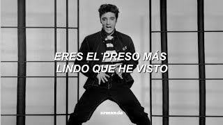 Elvis Presley — Jailhouse Rock Lyrics  Sub Español  Video [upl. by Ocirrej247]