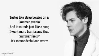 Harry Styles  Watermelon Sugar Lyrics [upl. by Nidak917]