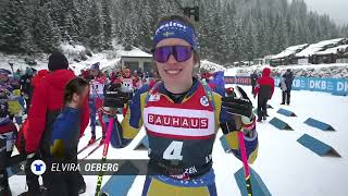 Biathlon 2022 2023 Hochfilzen Pursuit Women Full Race [upl. by Ruhtua]