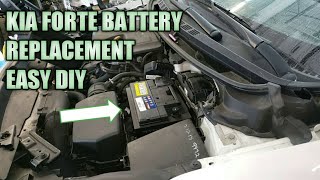 Kia forte battery replacement [upl. by Annohsak]