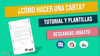 👉Cómo hacer una CARTA FORMAL o INFORMAL  Plantillas y Tutorial 2023 [upl. by Shaw18]