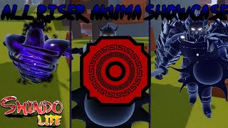 Shindo Life Riser Akuma Showcase  Full Spirit [upl. by Lars]