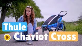 Unser Fahrradanhänger  Thule Chariot Cross Review  Multimoms [upl. by Akzseinga]