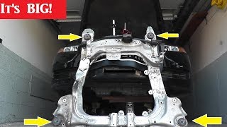 How To Replace A Crossmember or Subframe with Basic Tools Part 1 [upl. by Danczyk]