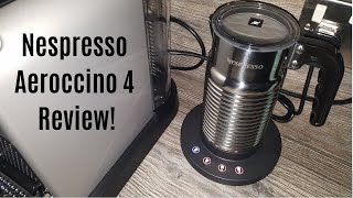 Nespresso Aeroccino 4 Milk Frother Review  Worth upgrading from the Aeroccino 3 [upl. by Silin]