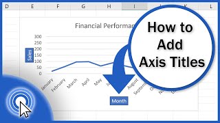 How to Add Axis Titles in Excel [upl. by Etyam517]