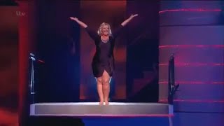 GEMMA COLLINS FALLS THROUGH STAGE UNSEEN FOOTAGE [upl. by Bonnell978]