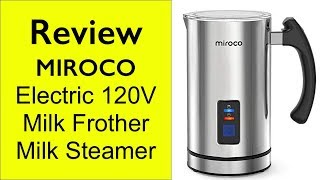 Review Miroco Milk Frother  How to make froth milk at home [upl. by Phipps]