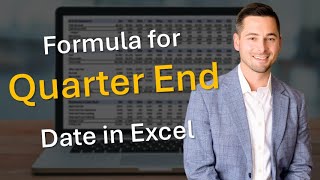 Formula for Quarter end date in Excel [upl. by Sucram]