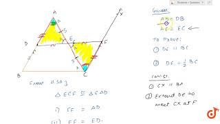 Prove Mid Point Theorem [upl. by Anialad]