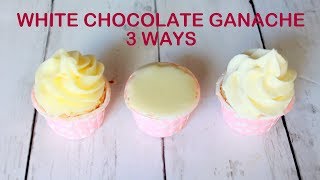 How to make White Chocolate Ganache [upl. by Drusi]