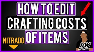 How To Edit Crafting Costs Of Items On Your Nitrado Server  ARK PS4 Server Tutorial [upl. by Nyledam]