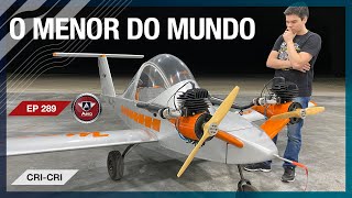 Avião com MOTOR DE MOTO  O CRICRI é o MENOR BIMOTOR DO MUNDO [upl. by Jedthus193]