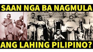 ANG PINAGMULAN NG LAHING PILIPINO [upl. by Eseret]