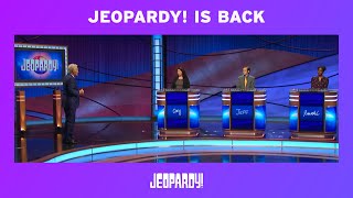 Alex Trebek Kicks Off Jeopardy Season 37  JEOPARDY [upl. by Hakeber119]