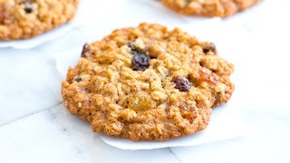 Chewy Oatmeal Raisin Cookies Recipe [upl. by Mongeau]