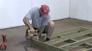 How To Build A Shed  Part 1 Building The Floor [upl. by Aneerol]