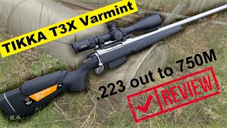 Tikka T3X Varmint 223 Review [upl. by Susanetta]