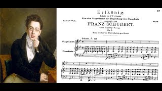 Franz Schubert  Erlkönig Sheet music and lyrics [upl. by Aiz]