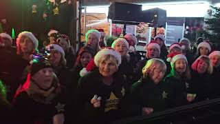 WHAT CHRISTMAS MEANS TO ME Rock Choir at Birkdale Lights Switch On 1st December 2024 [upl. by Bass21]