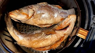 Air Fryer Whole Fish Recipe  How To Cook Whole Fish In The Air Fryer [upl. by Joyann]