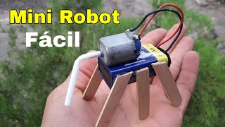 Cómo Hacer Un Mini Robot Casero En 3 Minutos  Súper Fácil [upl. by Lseil]