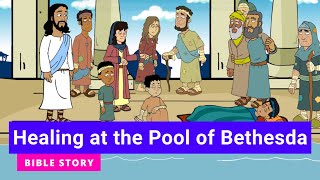 Jesus Heals at the Pool of Bethesda  Animated Bible Story for Kids  Bible Heroes of Faith Ep 4 [upl. by Ecadnarb]