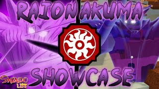 Shindo Life Raion Akuma Showcase [upl. by Viccora754]