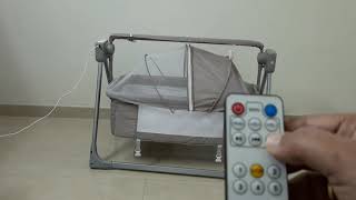 Electric Baby Cradle with Automatic Swing amp Remote Control by StarAndDaisy [upl. by Sally189]