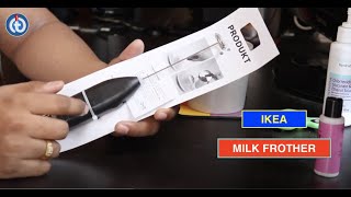 IKEA MILK FROTHER Review amp Battery Installation [upl. by Lindi]