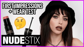 Testing NUDESTIX Makeup Full Face of FIRST IMPRESSIONS [upl. by Gwenora]