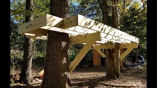 How to Build a Backyard Treehouse  Part 1 [upl. by Nahsar166]