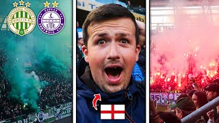 ENGLISH FAN EXPERIENCES THE BUDAPEST DERBY  FERENCVÁROS vs ÚJPEST FC 🏆 [upl. by Ander]