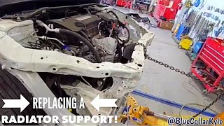 Replacing A Radiator Support [upl. by Yacov]