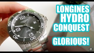 Reviewed  The Glorious Longines Hydroconquest Automatic 41mm [upl. by Colene855]