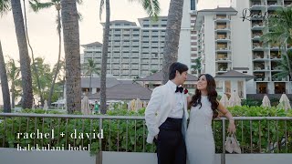 Halekulani Hotel  Oahu Hawaii Wedding Film [upl. by Teddman]