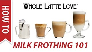 Milk Frothing for Beginners [upl. by Posehn]