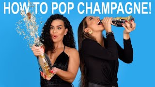 How to POP Champagne 🍾 Pop The Cork [upl. by Kally799]