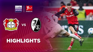 Bayer Leverkusen v SC Freiburg  Bundesliga 2425  Match Highlights [upl. by Akiret805]