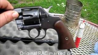 US Model 1894 Colt Army Service DA Revolver 38 LC [upl. by Vidovik]