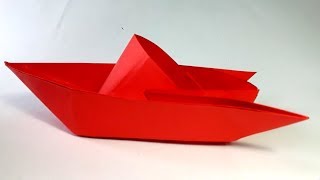 Como hacer un Barco de papel Origami  How to Make an Origami Paper Boat [upl. by Ennad]