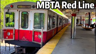 ⁴ᴷ⁶⁰ Exploring the MBTA Red Line in Boston 2021 [upl. by Woolley]