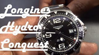 Longines Hydroconquest 39mm Review [upl. by Braun18]