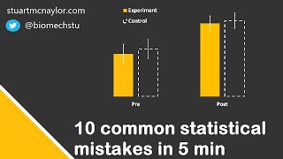 Ten Statistical Mistakes in 5 Min [upl. by Ellerad785]