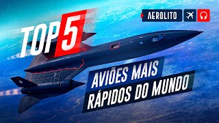 TOP 5 aviões MILITARES mais rápidos EP748 [upl. by Fran]