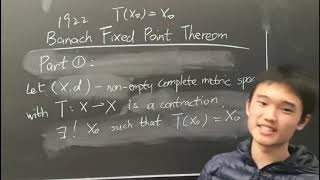 Banach Fixed Point Theorem [upl. by Koah]