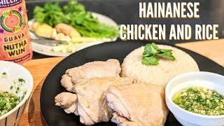 EASIEST HAINANESE CHICKEN AND RICE SIMPLIFIED VERSION  The Tipsy Cookery [upl. by Viquelia]