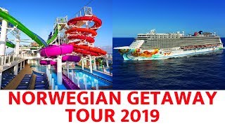 Norwegian Getaway Ship Tour 2019 [upl. by Rochell339]